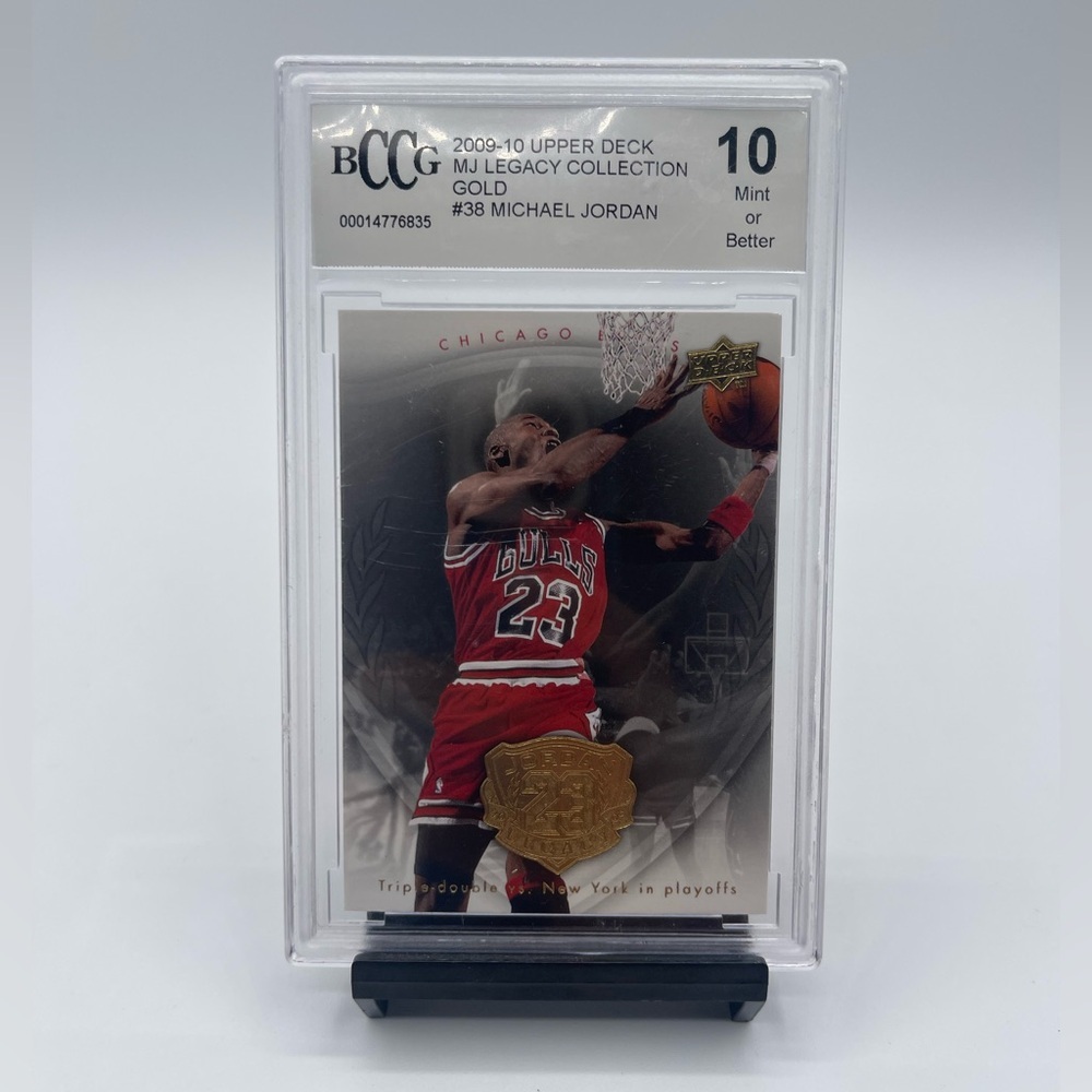 2009-10 Upper Deck Michael Jordan LEGACY COLLECTION GOLD SSP No. 38 BCCG 10